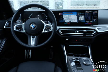 BMW M340i xDrive 2023, nouvel écran